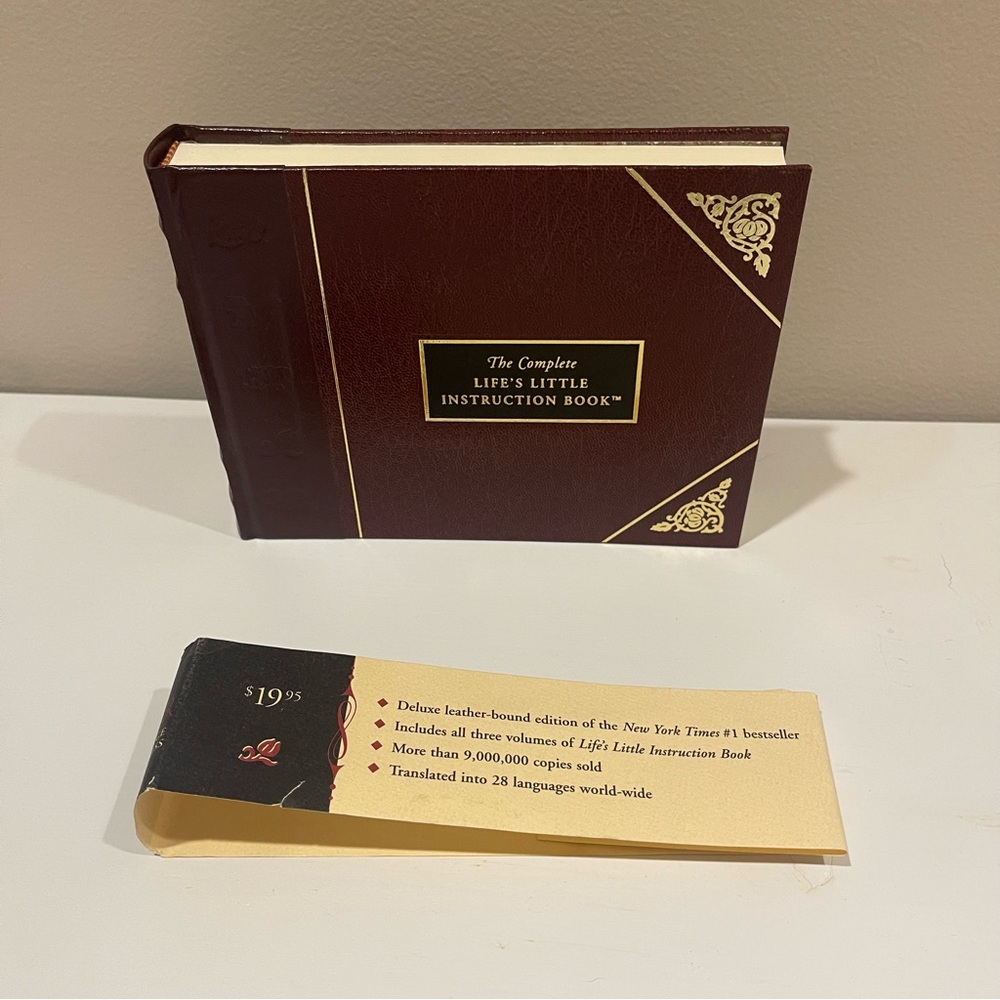 The Complete Life's Little Instruction Book - H. Jackson Brown Jr. 1997 NEW